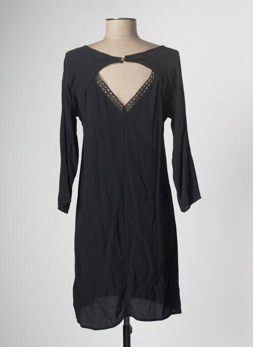 Robe mi-longue noir LOLA ESPELETA pour femme