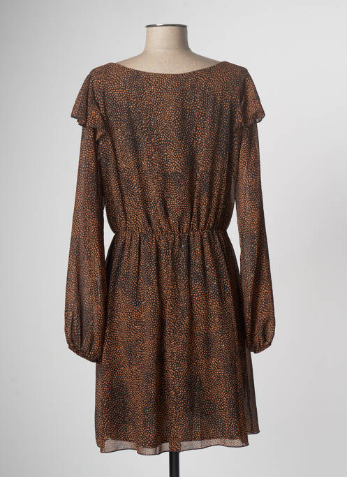 Robe mi-longue orange LOLA ESPELETA pour femme