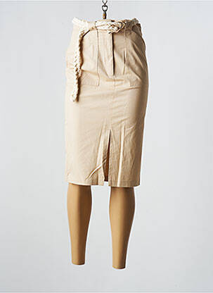 Jupe courte poches beige LA PETITE FRANCAISE femme