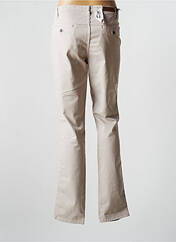 Pantalon droit beige CHIPIE pour femme seconde vue
