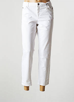 Pantalon droit blanc ONE STEP pour femme