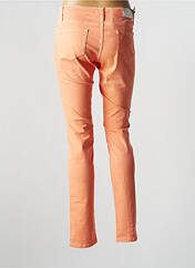 Pantalon droit orange DESGASTE pour femme seconde vue
