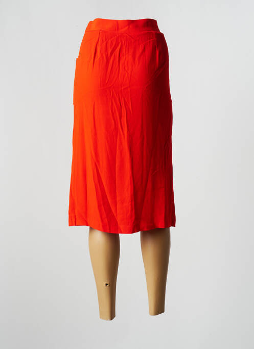 Jupe mi-longue rouge LA PETITE FRANCAISE pour femme