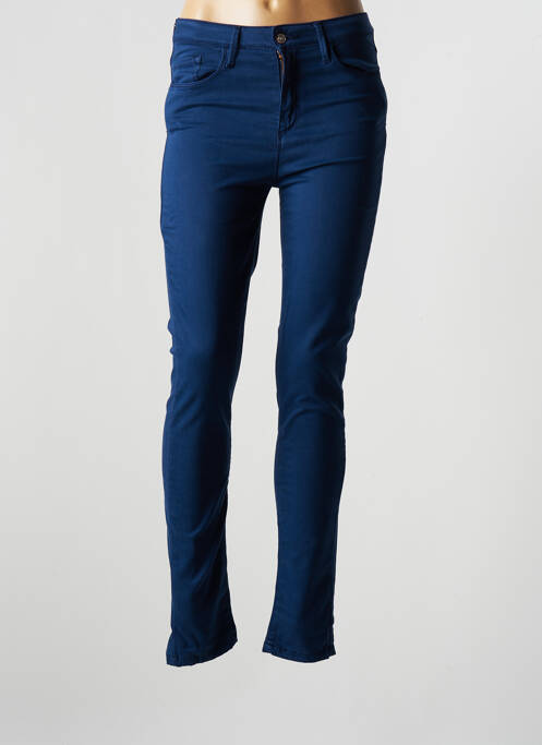 Pantalon slim bleu DESGASTE pour femme