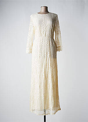 Robe longue beige VILA pour femme