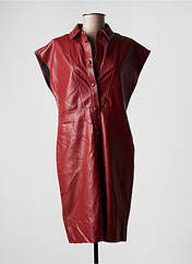 Robe mi-longue rouge VILA pour femme seconde vue