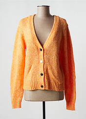 Gilet manches longues orange VILA pour femme seconde vue