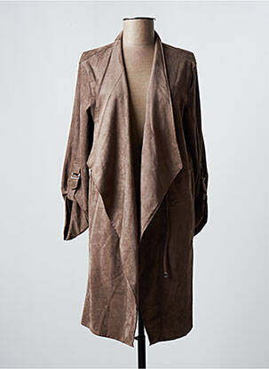 Manteau long marron ESPRIT pour femme