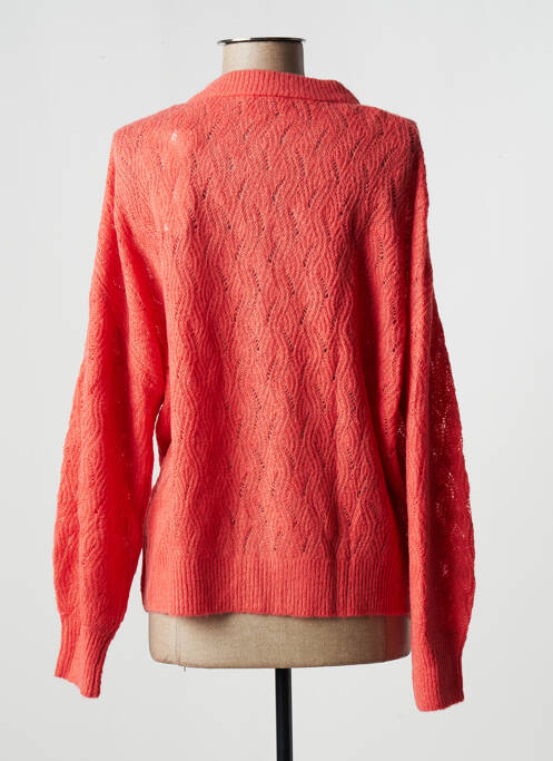 Gilet manches longues orange EDC pour femme