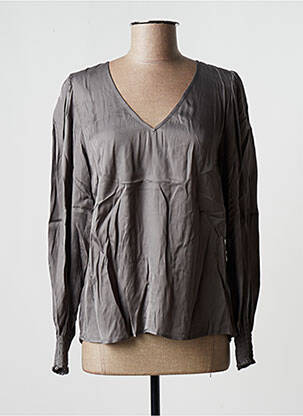 Blouse manches longues manches longues gris ESPRIT femme