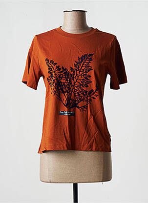 T-shirt marron EDC pour femme