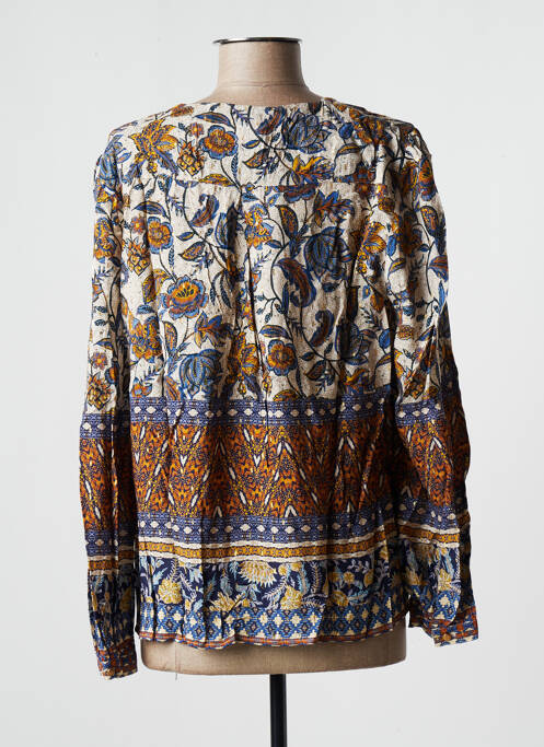 Blouse marron JULIE GUERLANDE pour femme