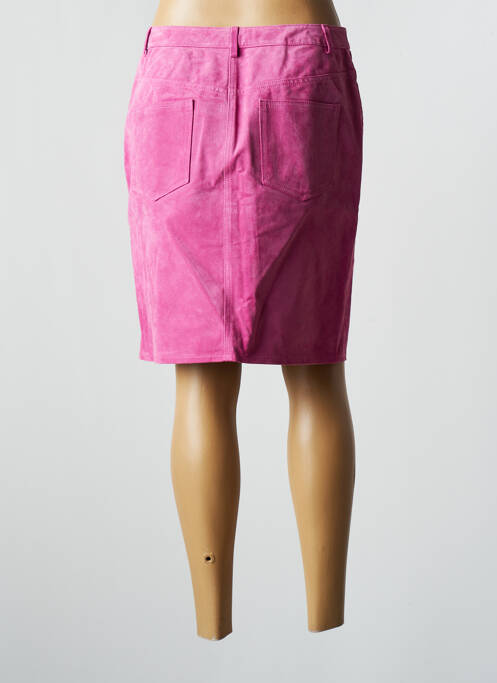 Jupe mi-longue rose VILA pour femme