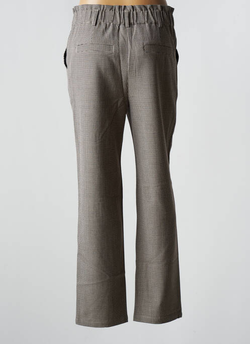 Pantalon chino marron C'EST BEAU LA VIE pour femme