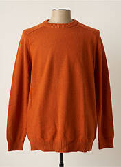 Pull orange SELECTED pour homme seconde vue