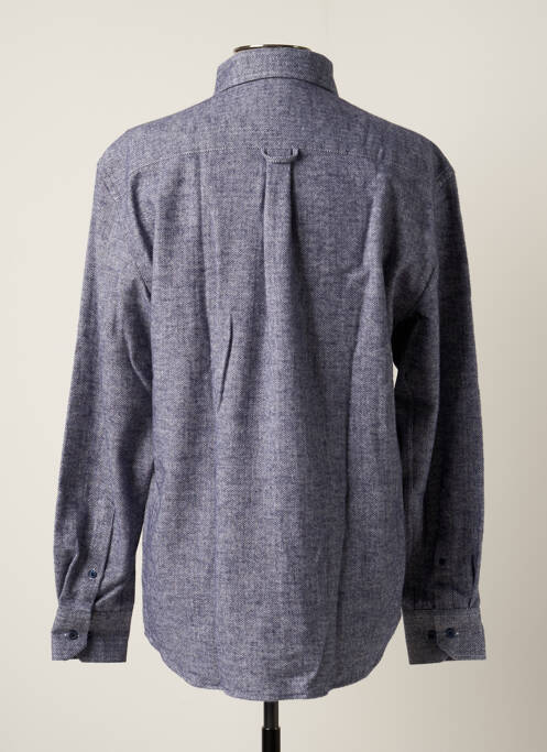 Chemise manches longues bleu BANDE ORIGINALE pour homme