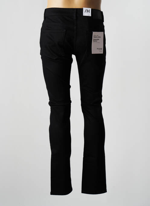 Pantalon slim noir SELECTED pour homme