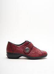 Chaussures de confort rouge RIEKER pour femme seconde vue