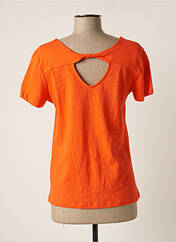 T-shirt orange ÉTYMOLOGIE pour femme seconde vue
