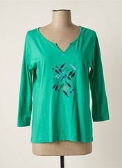 T-shirt vert THALASSA pour femme seconde vue