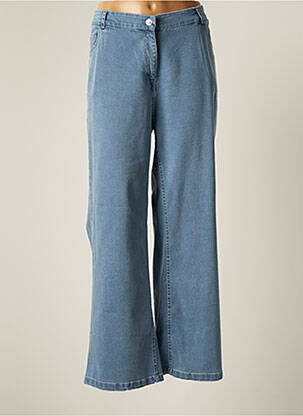 Jeans coupe large bleu AGATHE & LOUISE pour femme