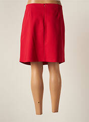 Jupe courte rouge HALOGENE pour femme seconde vue