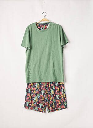 Pyjashort vert HOM pour homme
