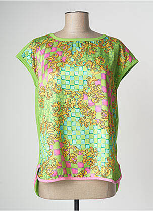 T-shirt vert ZOE ZONE OF EMBROIDERED pour femme