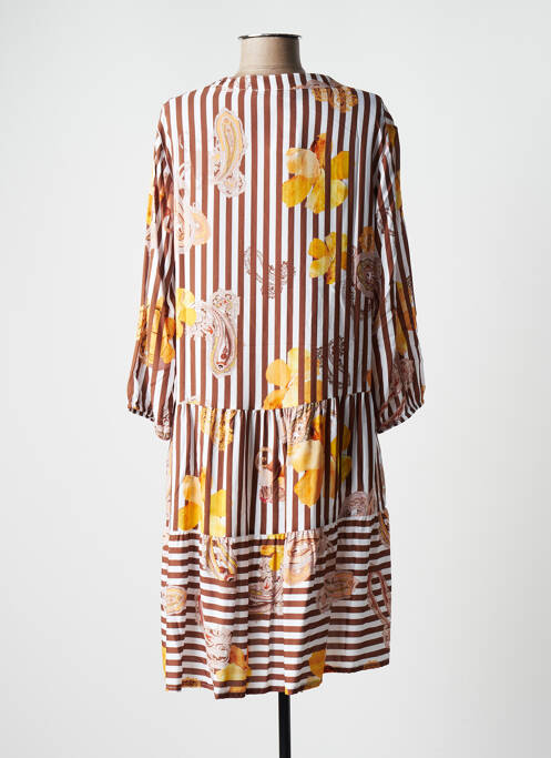 Robe mi-longue marron BETTY BARCLAY pour femme