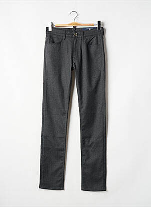 Pantalon slim stretch taille normale noir SERGE BLANCO homme