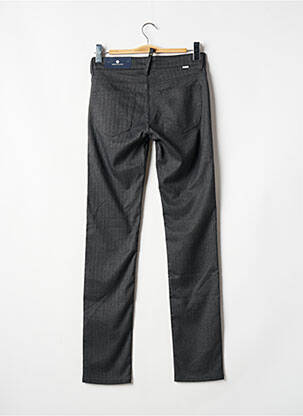 Pantalon slim stretch taille normale noir SERGE BLANCO homme