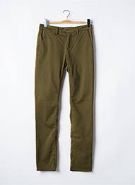 Pantalon chino stretch taille normale vert TELERIA ZED homme