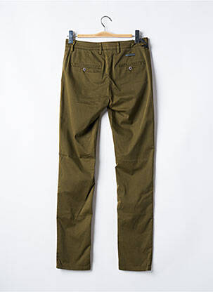 Pantalon chino stretch taille normale vert TELERIA ZED homme