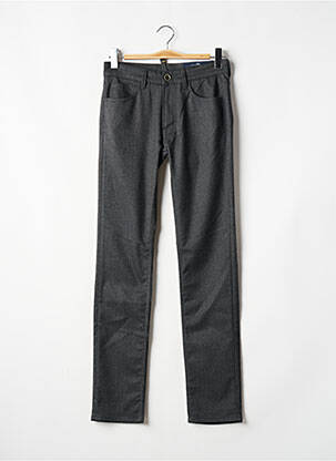 Pantalon slim stretch taille normale noir SERGE BLANCO homme