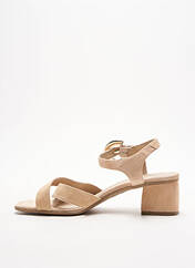 Sandales/Nu pieds beige REQINS pour femme seconde vue