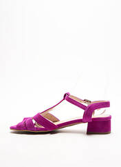Sandales/Nu pieds violet BRENDA ZARO pour femme seconde vue