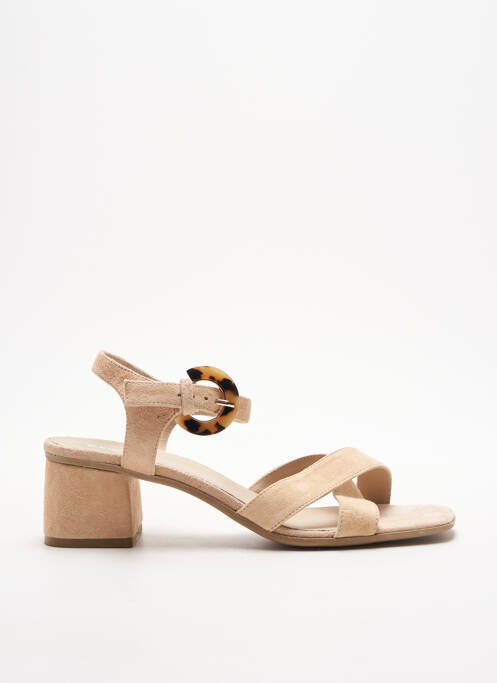 Sandales/Nu pieds beige REQINS pour femme