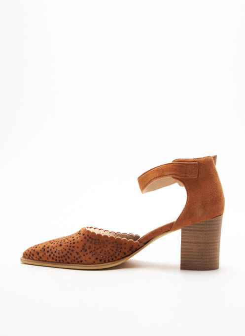 Sandales/Nu pieds marron MYMA pour femme