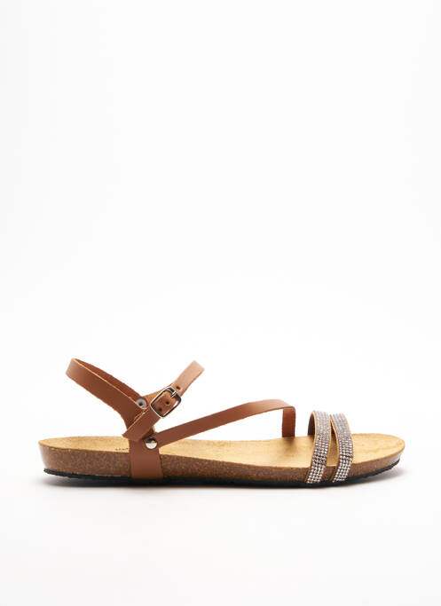 Sandales/Nu pieds marron PLAKTON pour femme