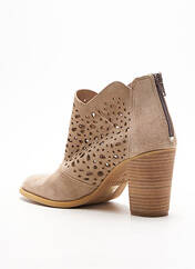 Bottines/Boots beige MYMA pour femme seconde vue