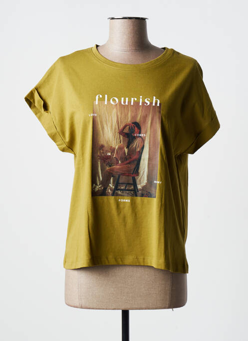 T-shirt / top maternité stretch vert TIFFOSI femme