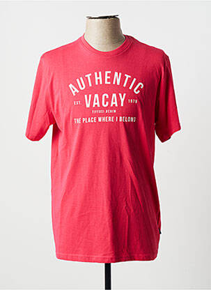 T-shirt stretch manches courtes rose TIFFOSI homme