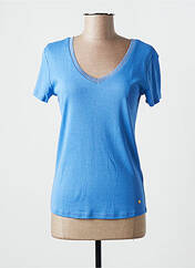 T-shirt bleu C'EST BEAU LA VIE pour femme seconde vue