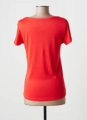 T-shirt rouge C'EST BEAU LA VIE pour femme seconde vue