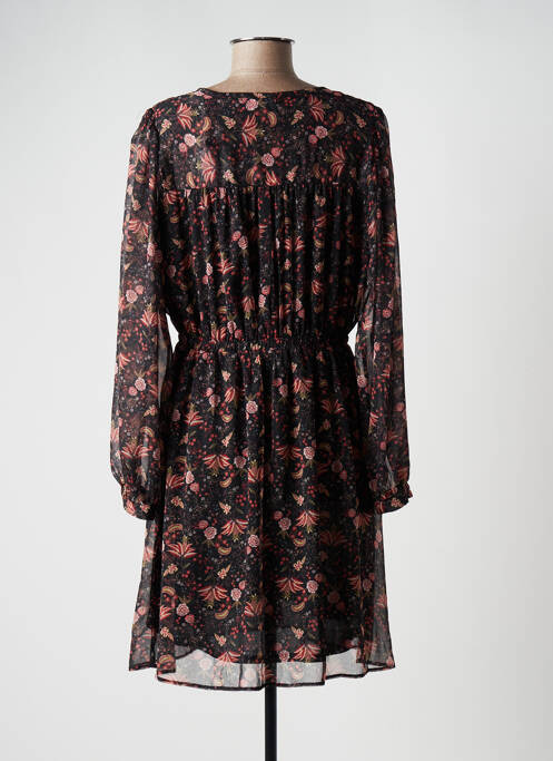 Robe mi-longue noir C'EST BEAU LA VIE pour femme