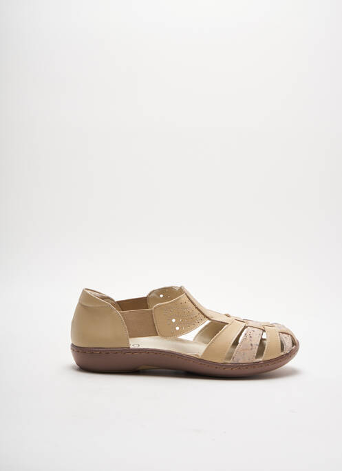 Sandales/Nu pieds beige ARIMA pour femme