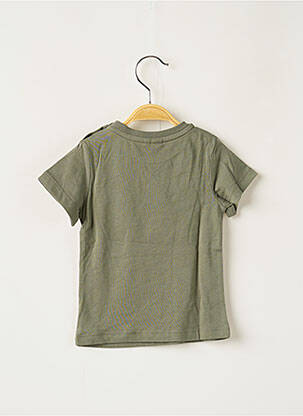 T-shirt stretch manches courtes vert 3 POMMES garçon