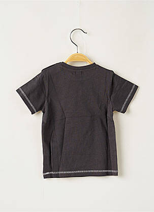 T-shirt stretch manches courtes gris 3 POMMES garçon