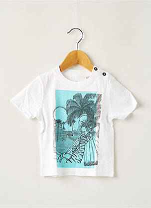 T-shirt stretch manches courtes blanc TIMBERLAND garcon