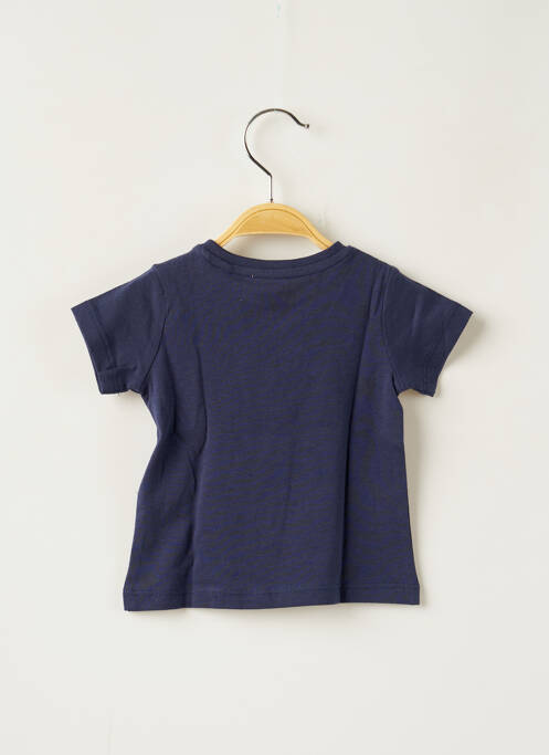 T-shirt coupe cintrée manches courtes bleu GUESS fille